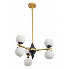 Люстра на штанге arte milano neapolis-71580 271580-6 bk-gd